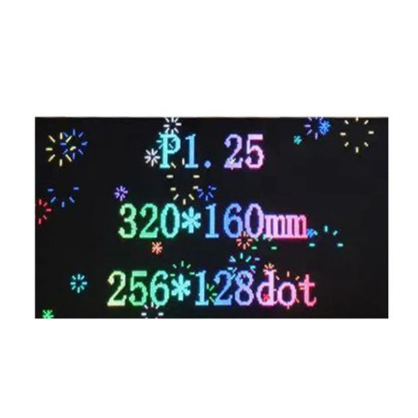 320x160mm P1.25 Indoor LED Display Module